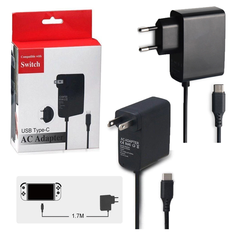 欧美规switch火牛ns switch充电器 switch火牛适配器 主机直插充