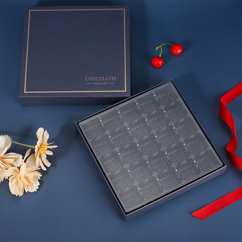 风欧式巧克力精装包装盒松露跨境巧克力礼盒16/25粒批发