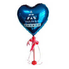 托杆铝膜气球飘空广告气球印字logo商场活动宣传铝膜气球厂家批发