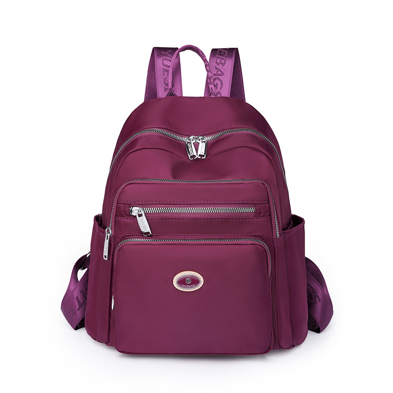 Backpack Women's Wholesale Simple Solid Color Student Small Schoolbag Cross-Border New Arrival Casual Backpack