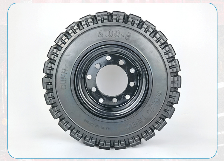 00-8实心轮胎 载重2吨 电动叉车轮胎 橡胶实心轮胎 源头厂批发