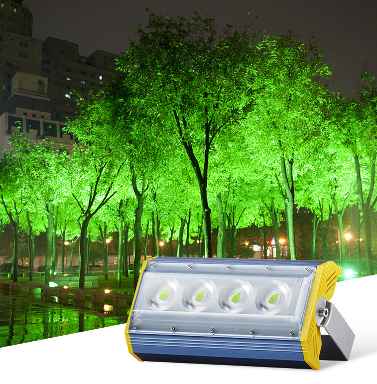 景观灯草坪灯照树灯led聚光灯泛光灯射灯亮化七彩户外防水50w100w