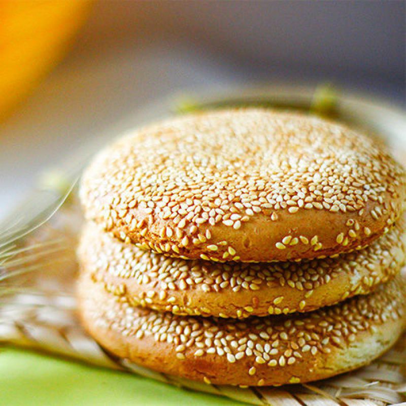 四川特产磁峰红糖空心芝麻饼传统零食糕点酥脆香甜全手工