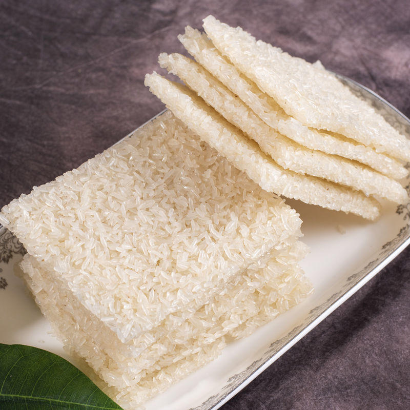 手工水晶糯米锅巴农家原味小零食网红油炸摆摊半成品批发袋装散装