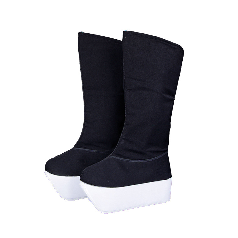 正龙戏装京剧越剧戏曲戏鞋古代老生高靴官靴男古装靴子朝方 高靴