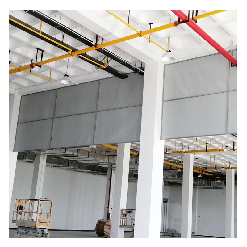 固定式柔性防火布挡烟垂壁 厂房车间挡烟垂壁 车库挡烟垂壁