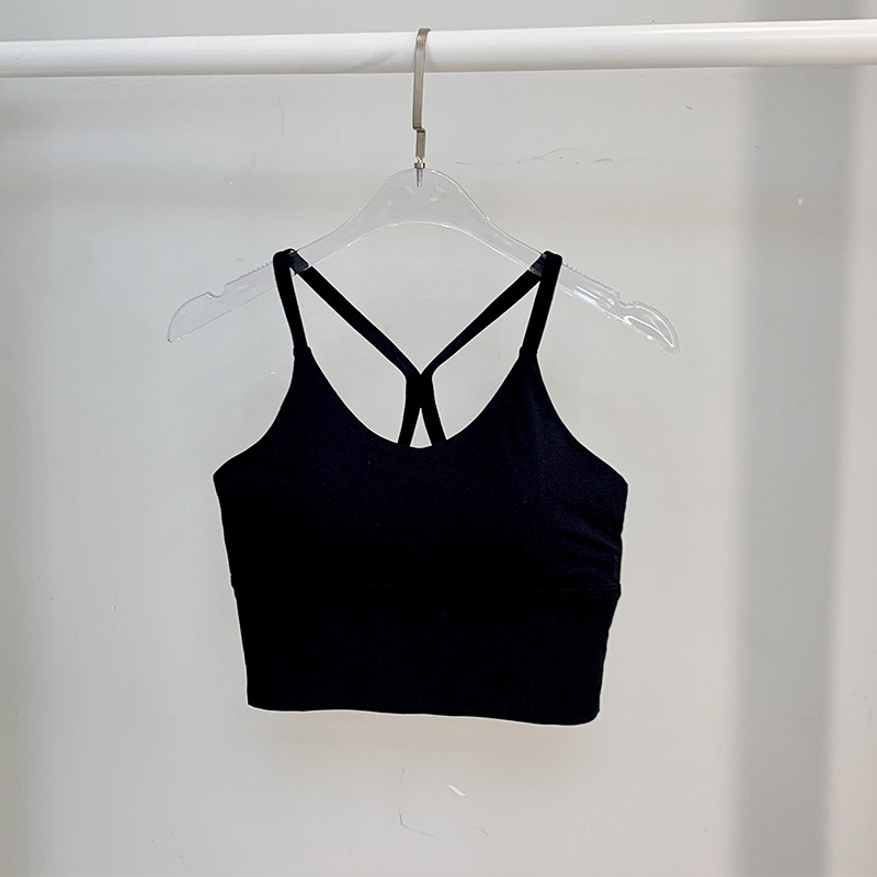 Women's Sports Underwear Push up Beauty Back Yoga Vest Zipper Wireless Fitness Running Shockproof Quick-Drying Sports Bra