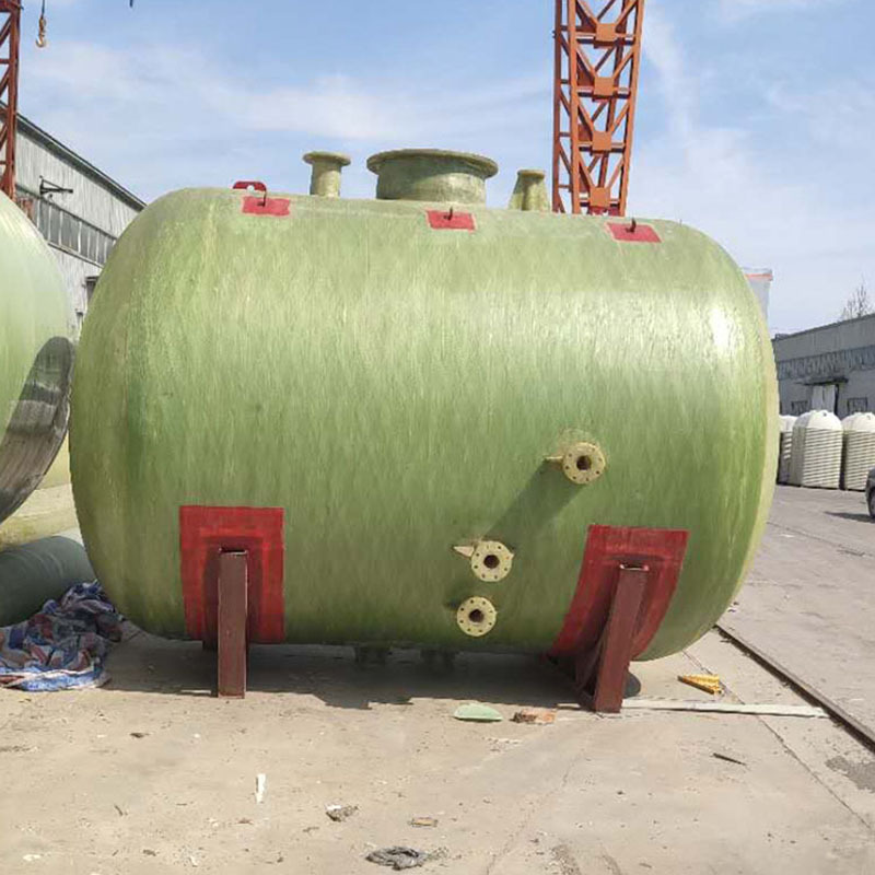 玻璃钢化粪池 生活污水处理成套设备卧式立式化工化粪池储罐-阿里巴巴