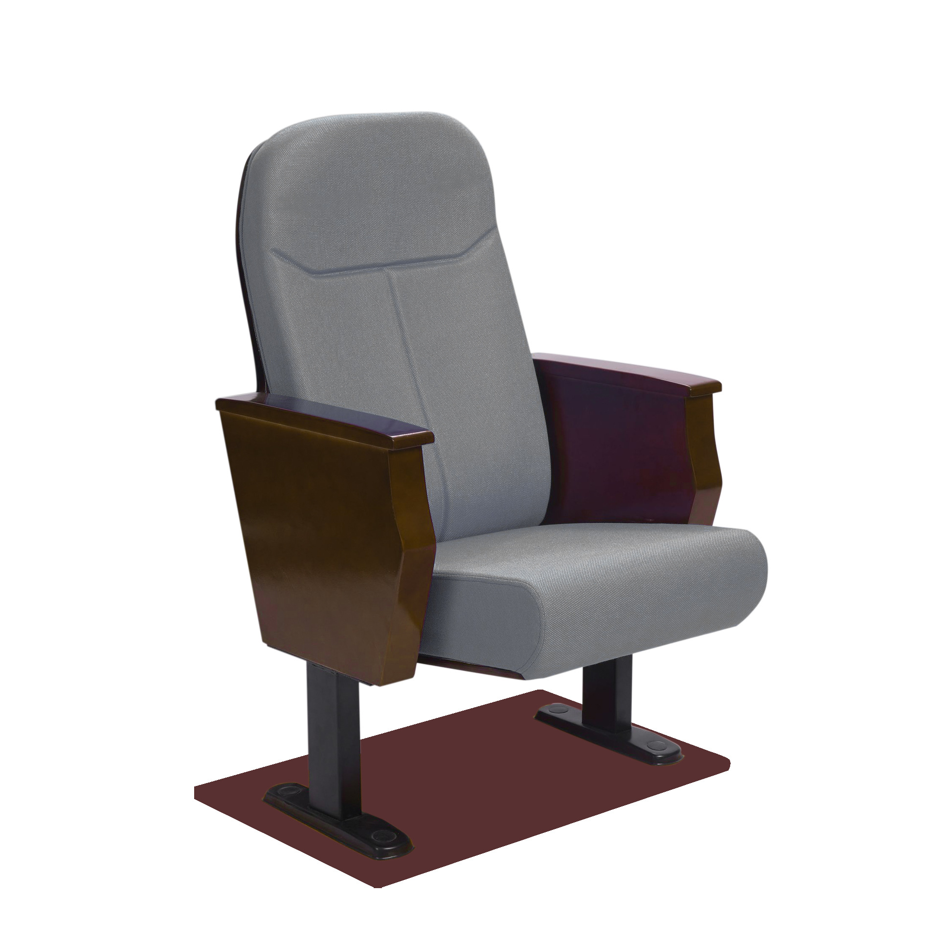 实木扶手软包座椅连排椅剧场观众席观摩椅礼堂政府会议室排椅