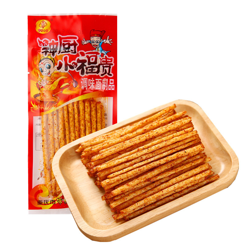 重庆特产神厨小福贵辣条麻辣素食面筋8090后儿时小吃怀旧零食批发