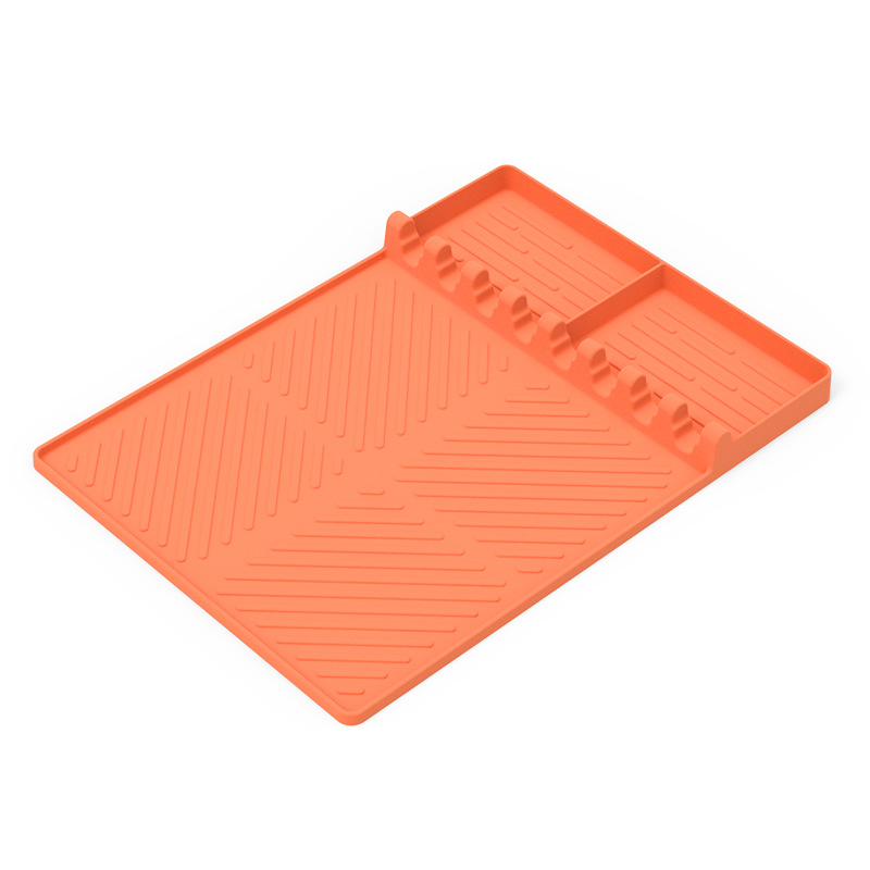 Cross-Border New Arrival Silicone Oven Tool Pad Protective Pad Dustproof Cleaning Pad Barbecue Plate Heat Proof Mat