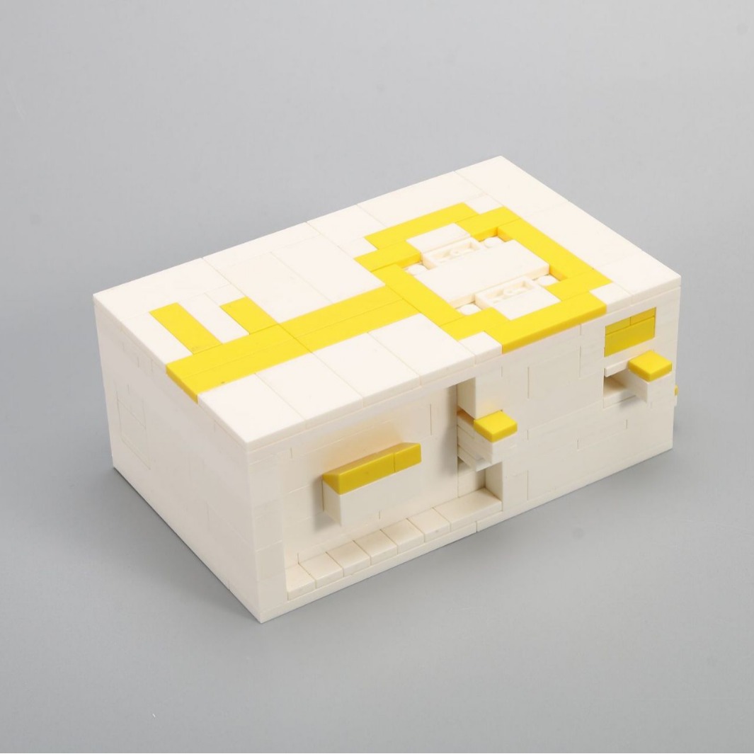 跨境专供兼容乐高小颗粒积木钥匙盒puzzle moc青少年烧脑解密盒