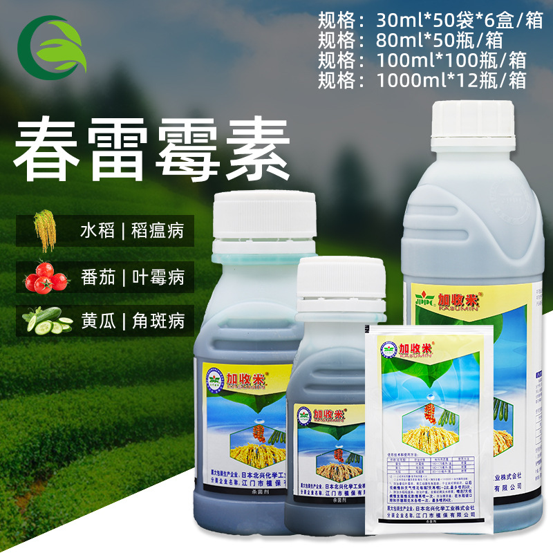 加收米2%春雷霉素番茄叶霉病黄瓜角斑病水稻稻瘟病农药杀菌剂