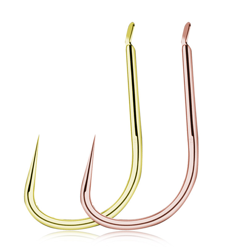 新关东金黄 香槟 平打无刺鱼钩蓝色包装大物钩爆炸钩串钩渔具批发