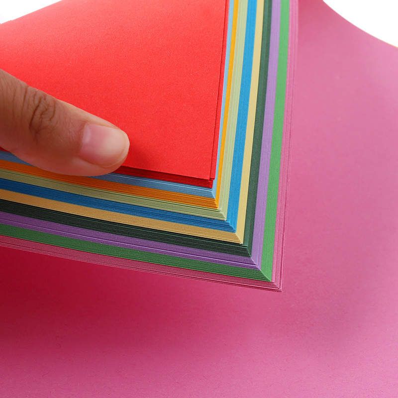 厂家批发彩色4k卡纸幼儿园儿童制作手工diy纸4开大张黑白厚硬卡纸
