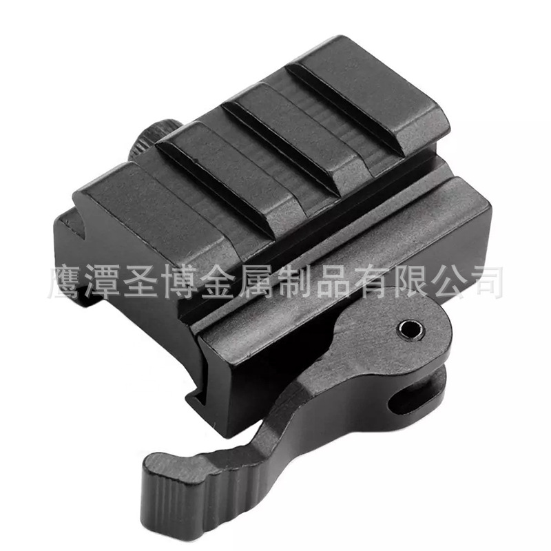 quick release bracket 3 slot quick release guide rail 3 slot sighting telescope support 20mm aluminum alloy torch clip