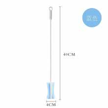 Y8Z40cm加长海绵刷长柄清洁刷瓶罐管道清洁缝隙花瓶细口瓶杯桶壶