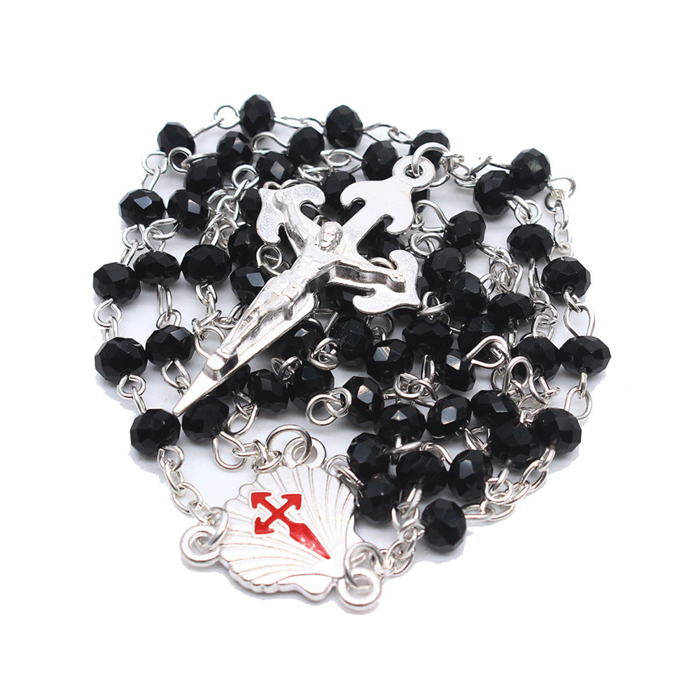 4*6mm 水晶项链圣地亚哥SANTIAG Rosary祈祷珠Necklace