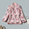 2021 Autumn and winter cheongsam Cotton clip Eugen Peony Embroidery Self cultivation Improved cheongsam Cotton cotton-padded jacket 2021 Autumn and winter cheongsam Cotton clip Eugen Peony Embroidery Self cultivation Improved cheongsam Cotton cotton-padded jacket