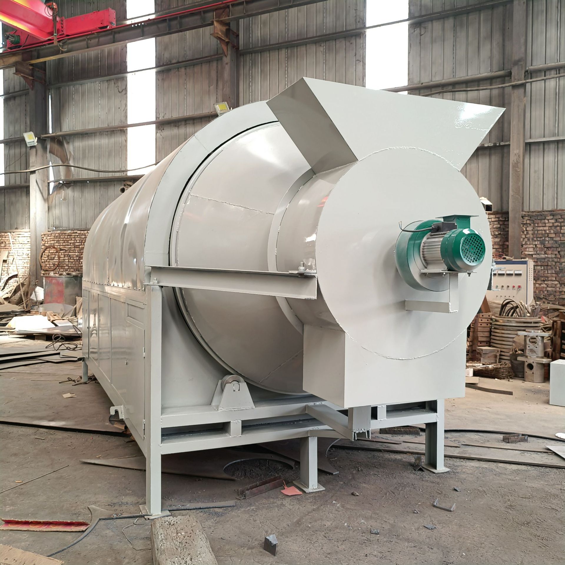 石英砂煤矸石烘干机 鸡蛋壳电加热烘干机 橡胶粉塑料粉烘干机