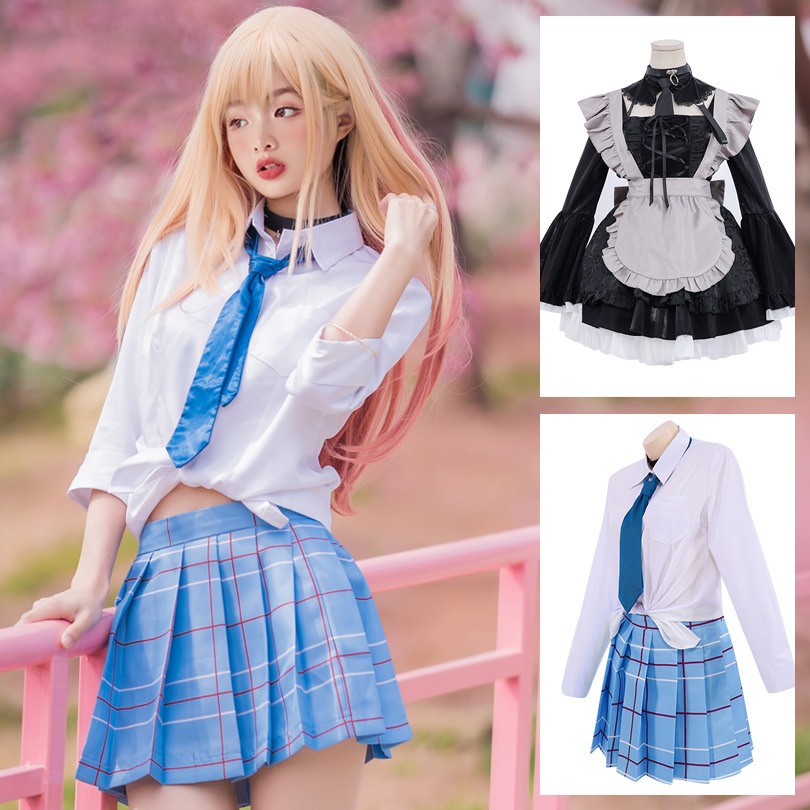嘉美更衣人偶坠入爱河cos喜多川海梦jk制服动漫cosplay衣服黑江 