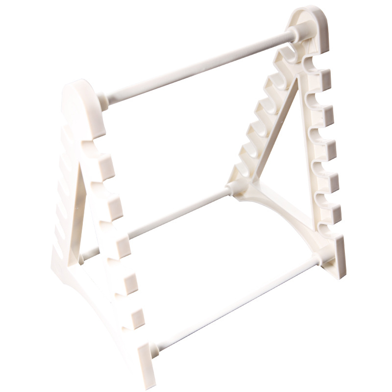 实验室塑料圆盘梯形刻度吸管架胖肚移液管架大肚滴管架子吸量管架