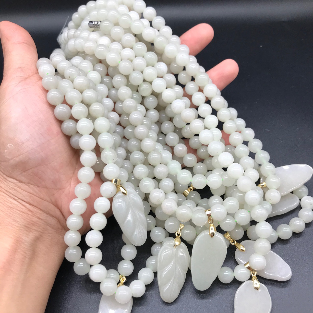 内蒙佘太翠项链挂件吊坠佘太翠妈妈连毛衣链项链挂件玉器饰品供货