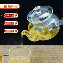 玻璃茶壶侧把烧水玻璃壶 明火玻璃壶耐高温防爆煮茶壶茶灯空气灯