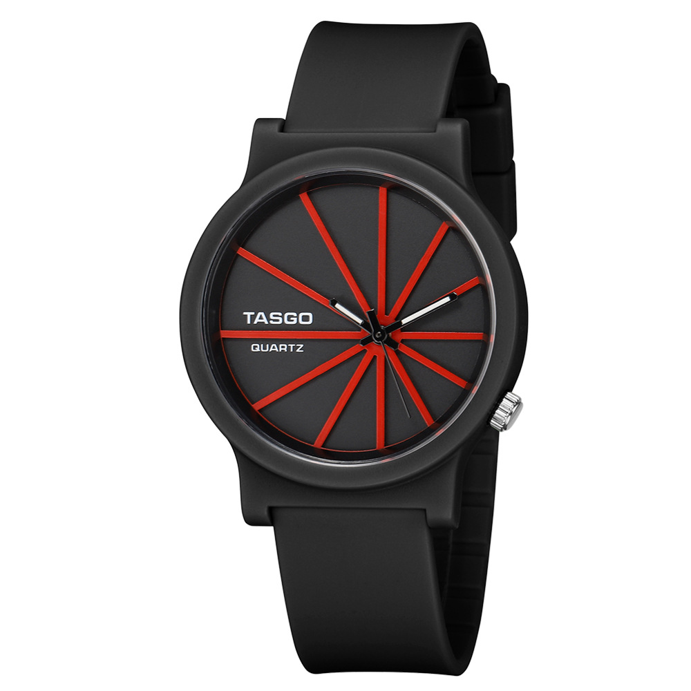 tasgo特斯高t146手表小众夏季ins风白色电子初高中学生新款青少年