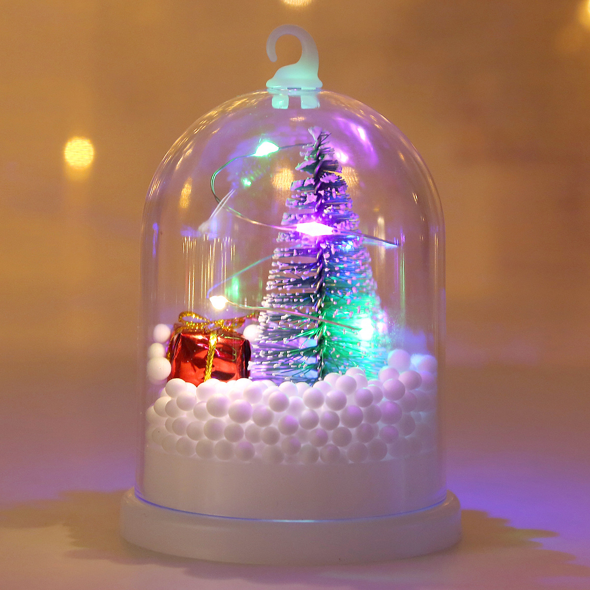 Christmas Decoration Desktop Layout Luminescent Lamp Small Gifts for Children Window Decoration Scene Decoration Small Night Lamp Pendant