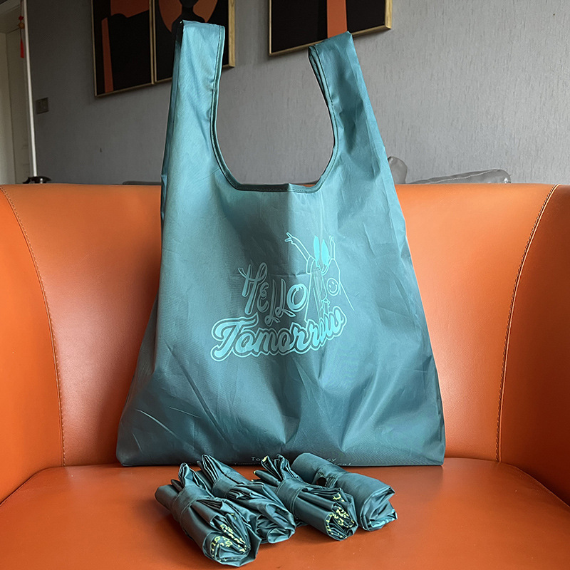 加大号超市购物袋环保手提袋便携折叠式收纳袋可diy广告袋礼品袋