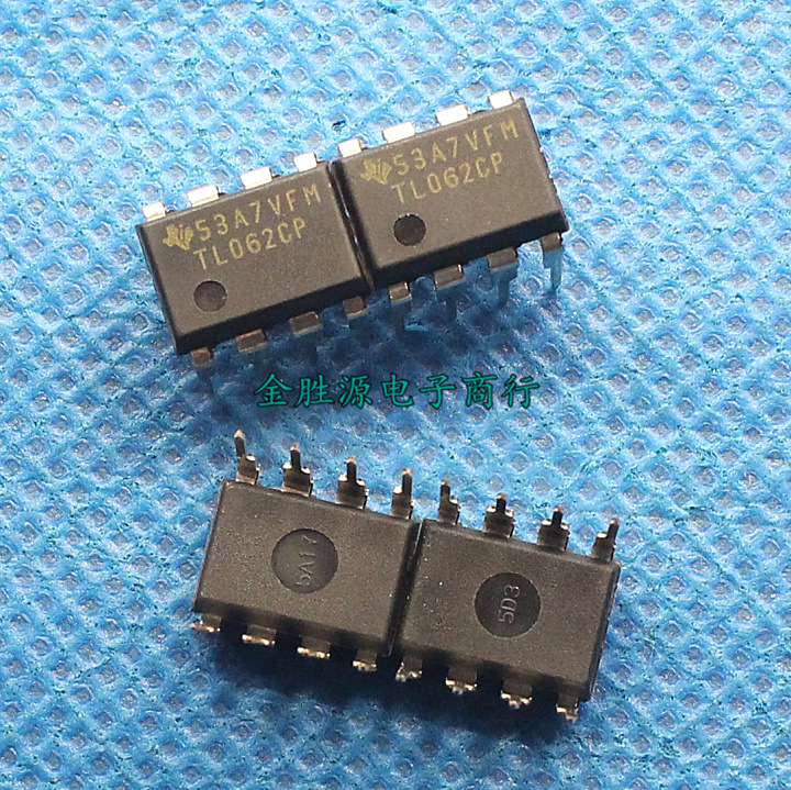 原装 运算放大器 tl062 tl062cp tl062cn dip8运放芯片现货(10只)