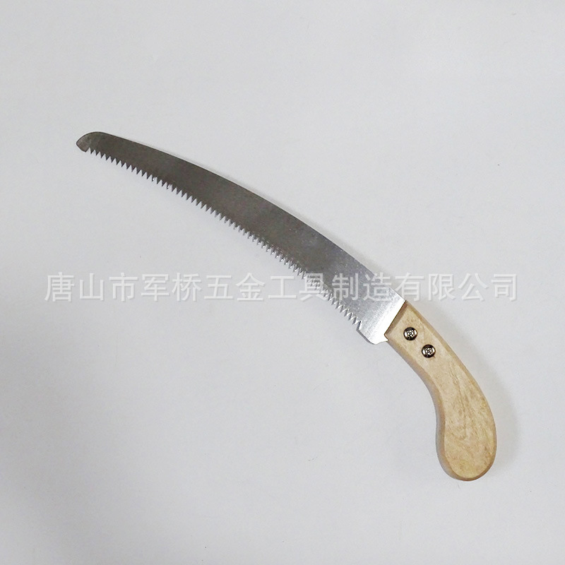 wholesale garden fruit tree saw wooden handle waist shell curved saw logging pruning hand saw waist saw