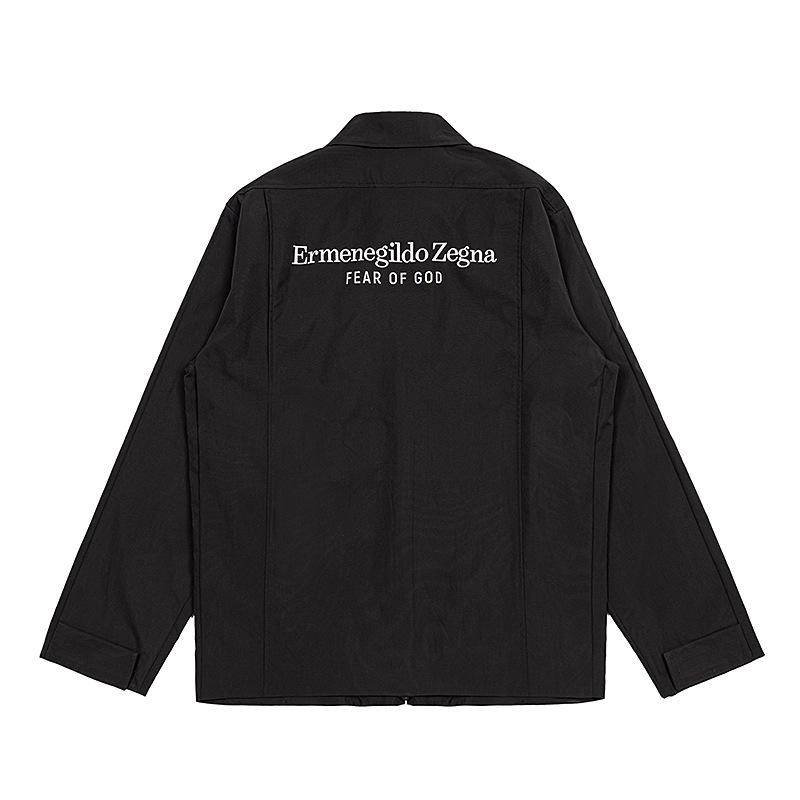 fear of god fog新款欧美高街潮牌联名同款教练夹克长袖外贸批发