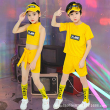 六一儿童节爵士啦啦操服套装街舞表演服男女童啦啦队舞蹈演出服