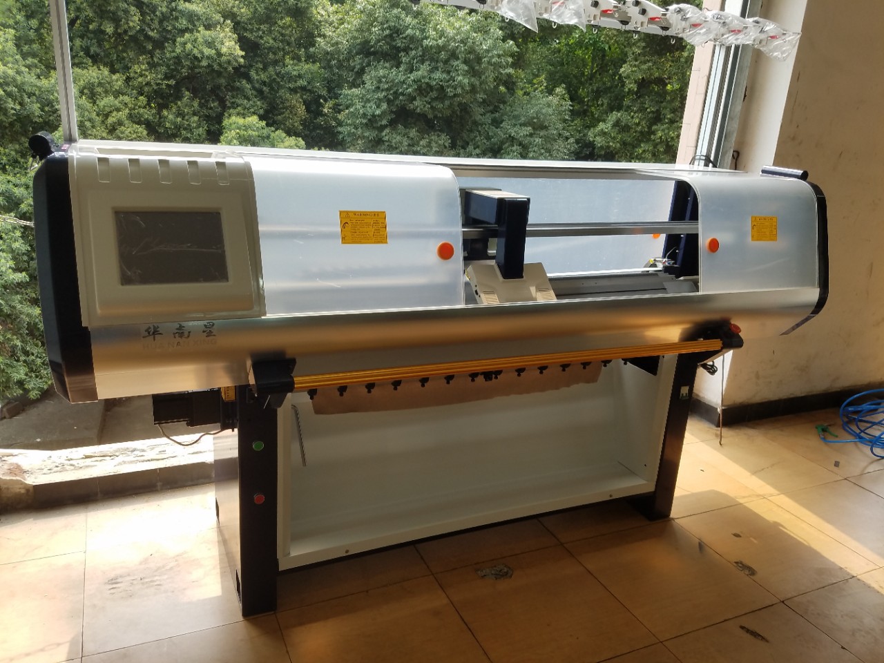 织领机罗纹机单系统电脑提花织领t恤领机衣领机布片机polo衫领