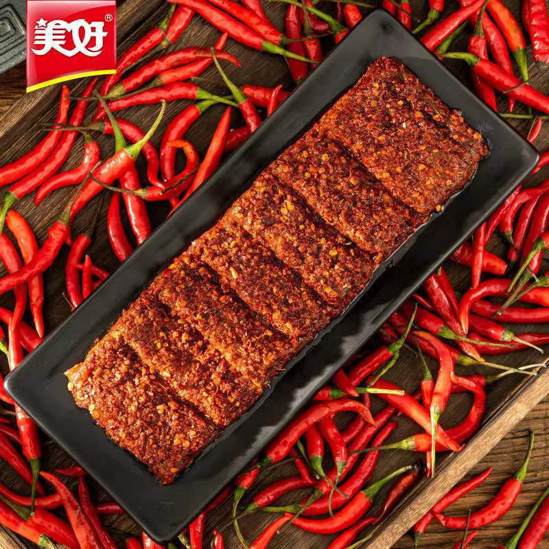 美好麻辣牛肉片150g*50袋批发火锅半成品生牛肉片一件代发