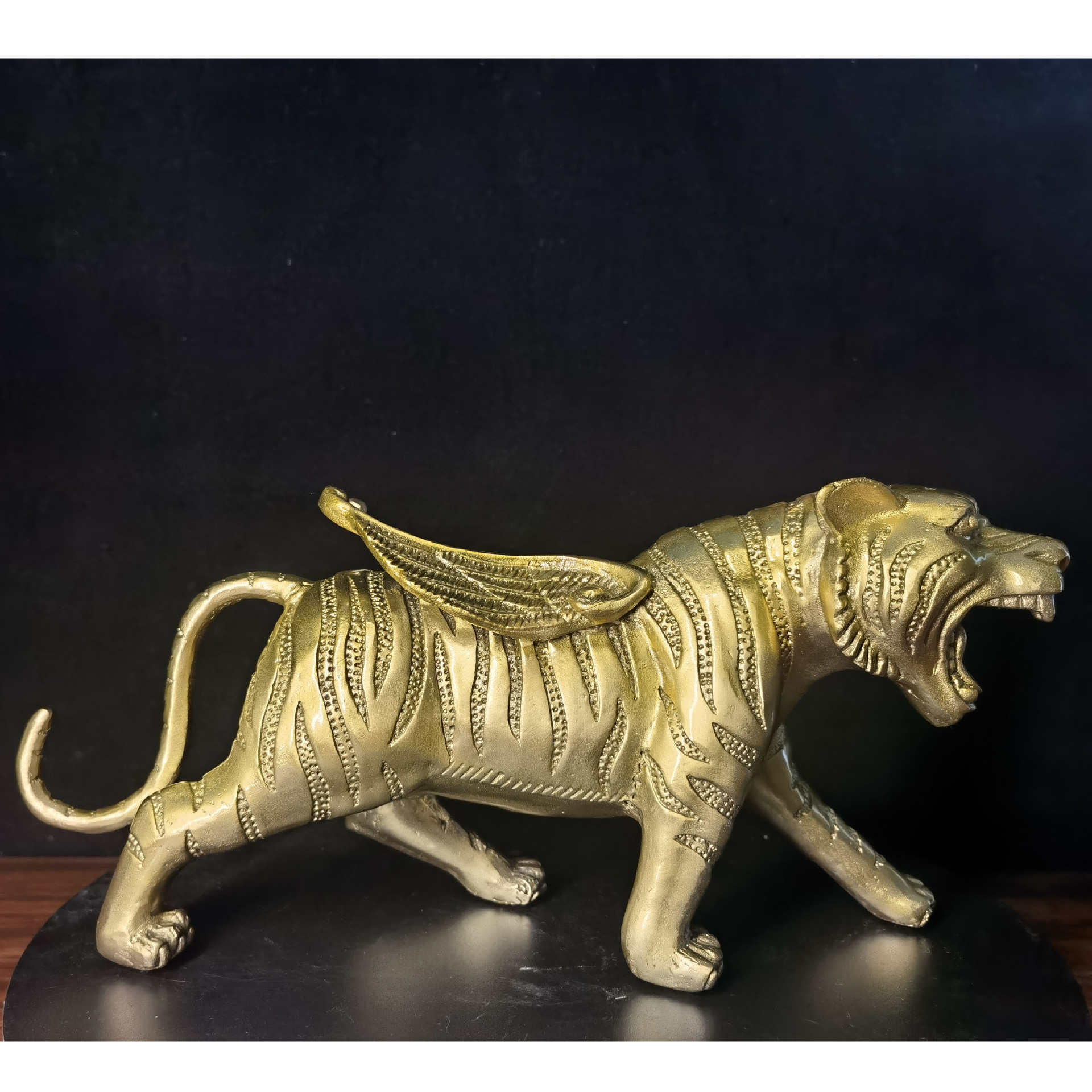 纯铜老虎摆件上山虎客厅办公室如虎添翼家居摆件虎生肖虎大号