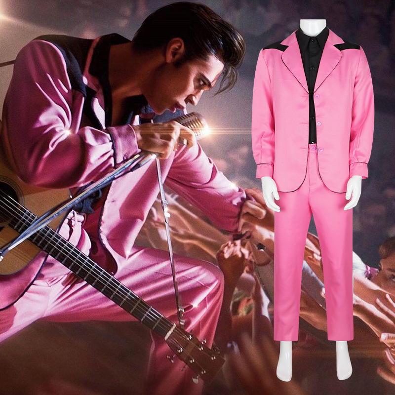 猫王cos服 埃尔维斯 普雷斯利同款cosplay服装男万圣节角色扮演服