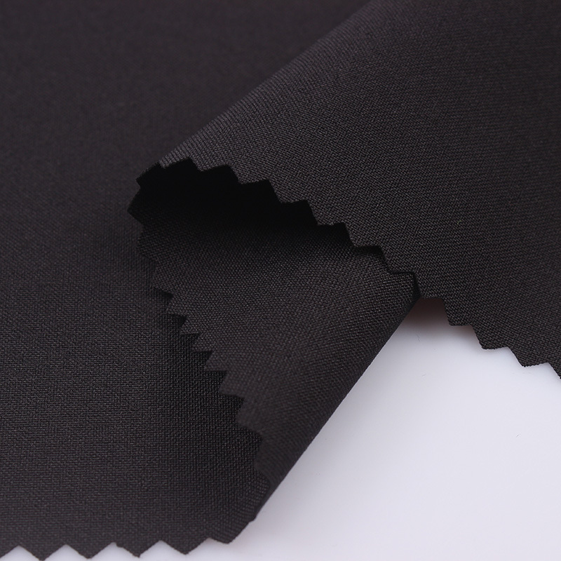 150d加密涤纶梭织平纹弹力布 防水防摔防寒防风防雨机车服面料
