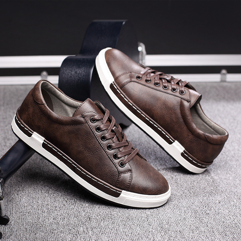 baroque shoes casual leisure large men fashion pu leather