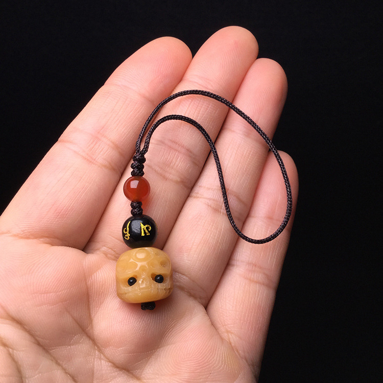 抖音直播菩提根阿呆手机挂绳 菩提根多宝呆呆钥匙扣包包挂件