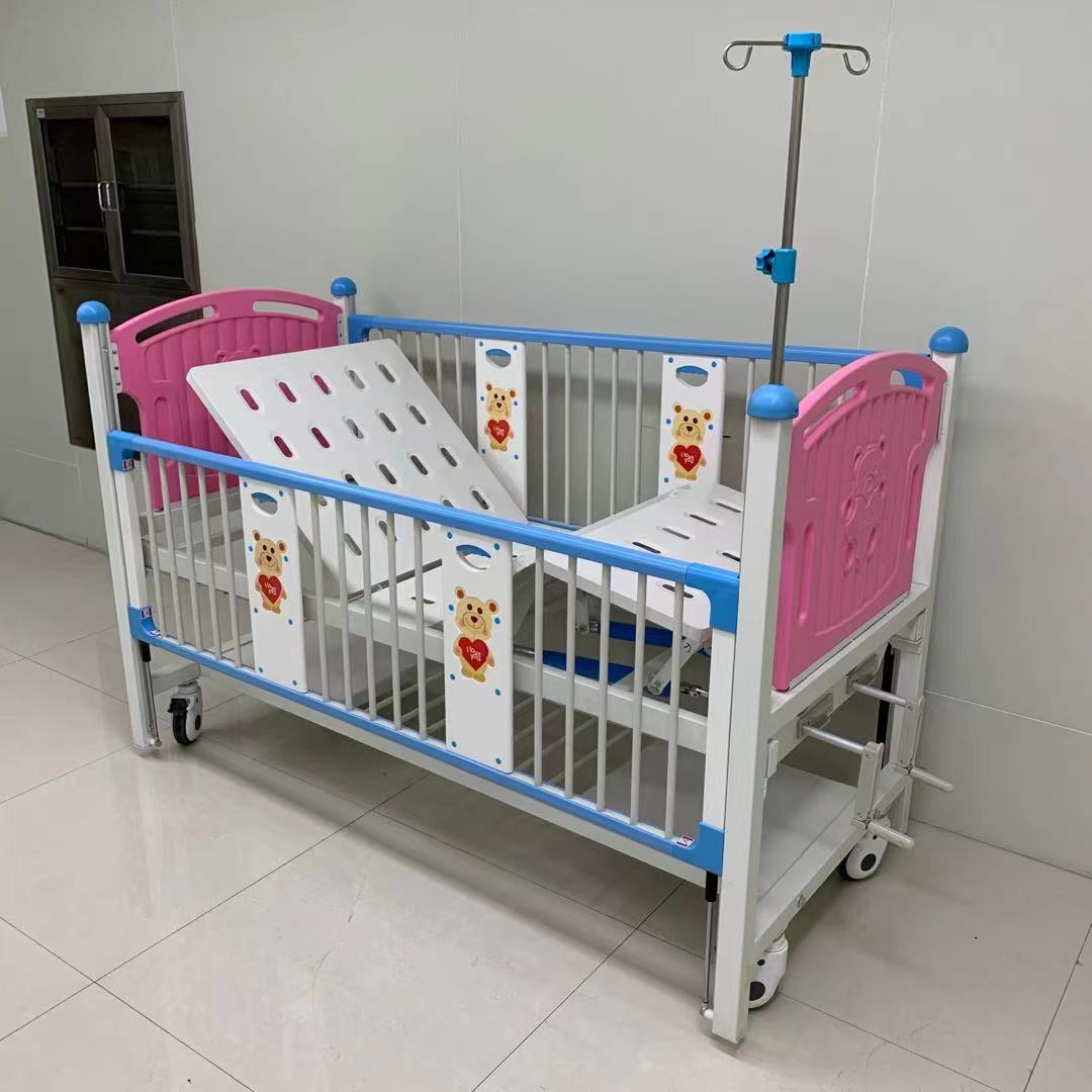 医院用双摇护理床 全包围护栏病床儿童床 二功能儿童病床