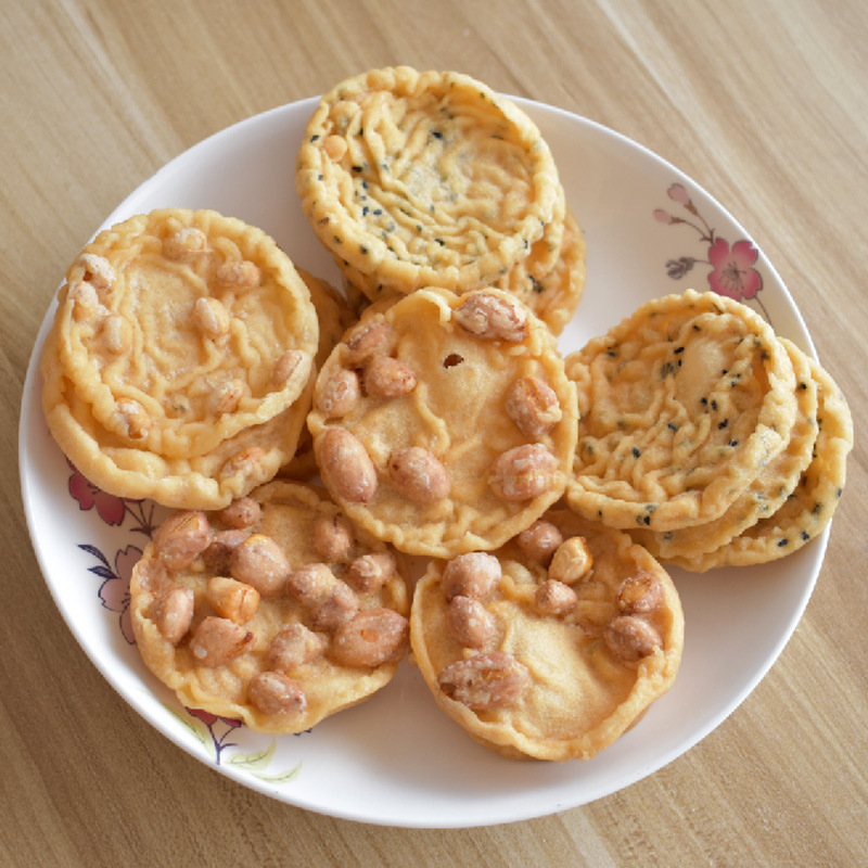 铁勺饼龙川咸香小吃零食花生豆巴子河源客家特产年货礼盒装