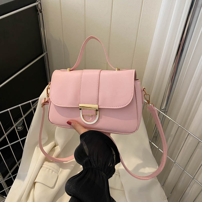 Contrast Color This Year Popular 2023 Summer New Simple Western Style Fresh Shoulder Bag Casual Crossbody Portable Small Square Bag