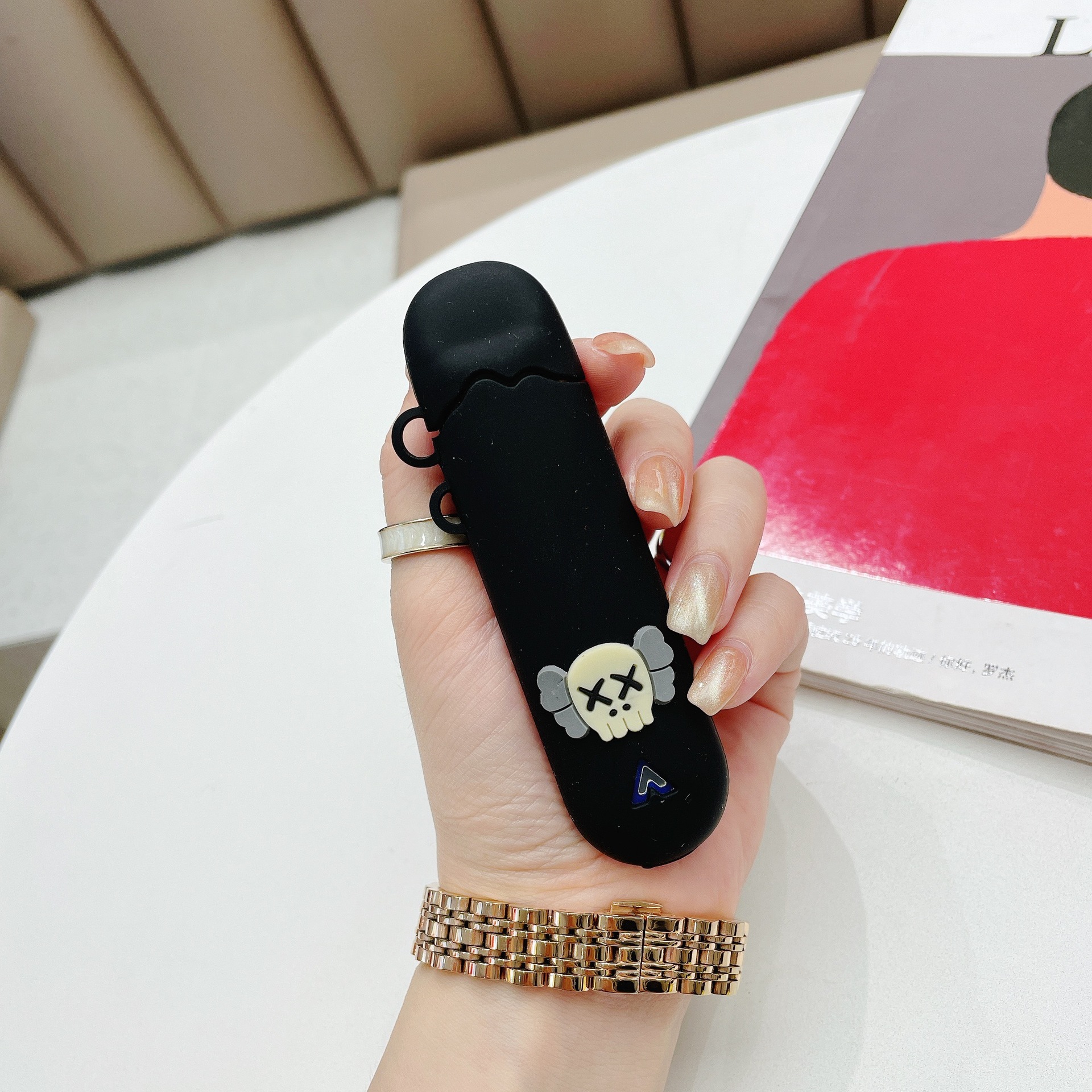 新铂德保护套卡通硅胶套boulder电子器烟套防尘皮套贴纸挂绳琥珀