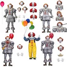 NECA小丑回魂7寸可动手办模型joker恐怖电影Pennywise玩具摆件