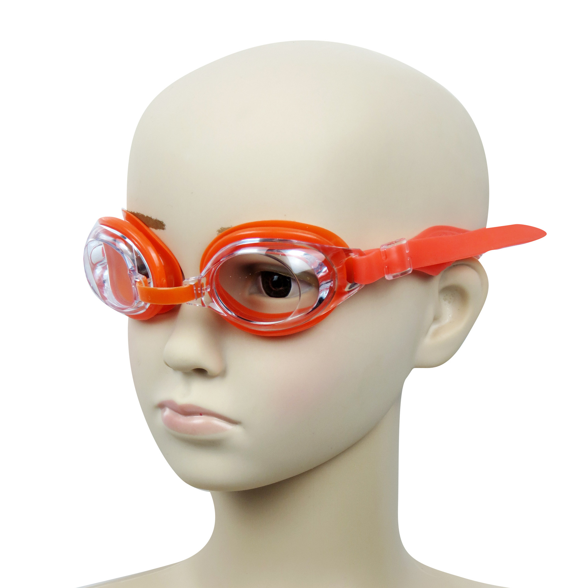 儿童泳镜防水防雾高清潜水镜大童透明大框泳镜专业游泳眼镜装备