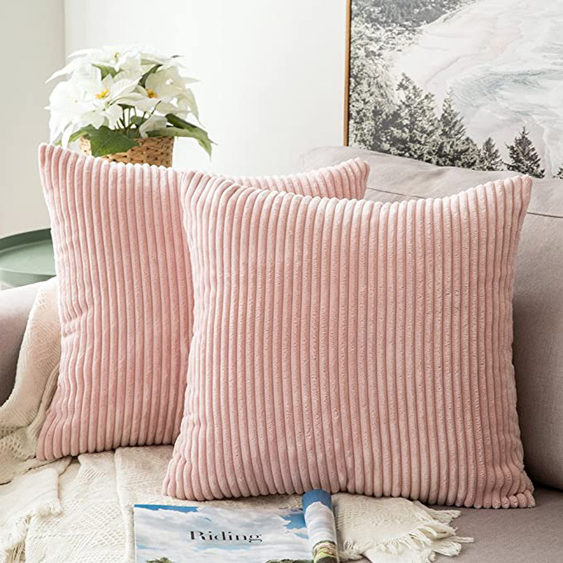 Nordic Instagram Style Plush Pillowcase Corduroy Pillow Car Sofa Pillow Home Wedding Cushion Cover Wholesale