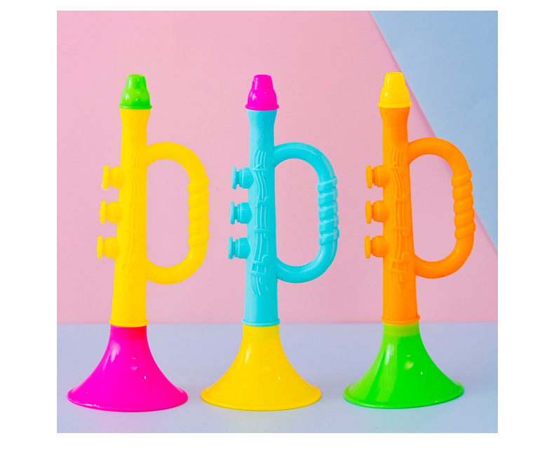 彩色塑料小喇叭地摊1元店小玩具批发儿童吹奏乐器喇叭幼儿园礼品
